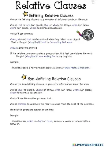 Relative Clauses