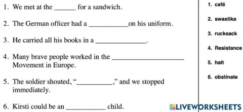 Number the Stars (Task 1)