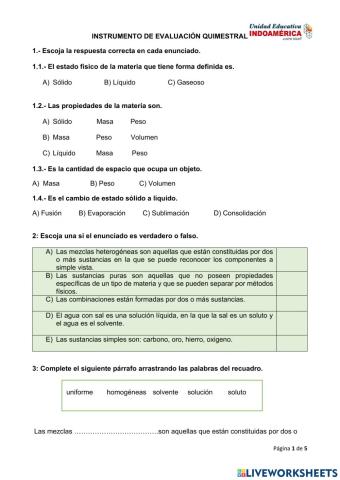 Evaluación quimestral de CCNN2
