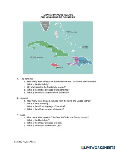 Our Neighbouring Countries: Turks and Caicos