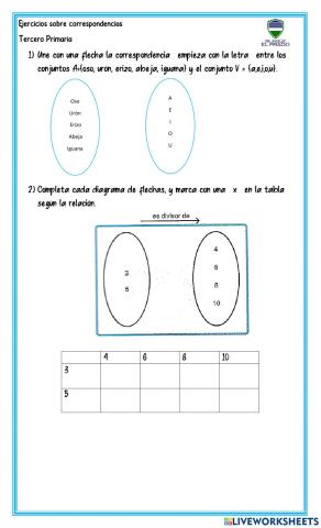 Relaciones y correspondencias