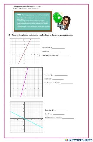 Funcion Lineal y Afin