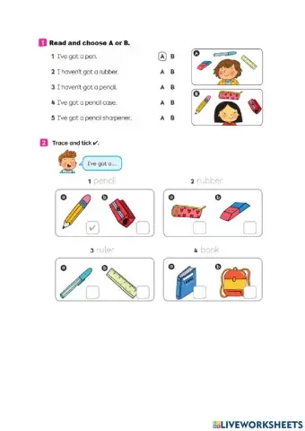 Have got-haven't got