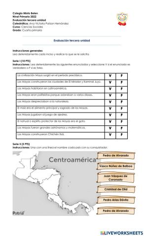 Evaluación Cuarto 1
