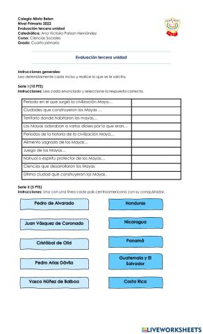Evaluación Cuarto 2