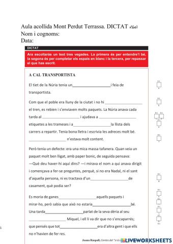 A  cal transportista