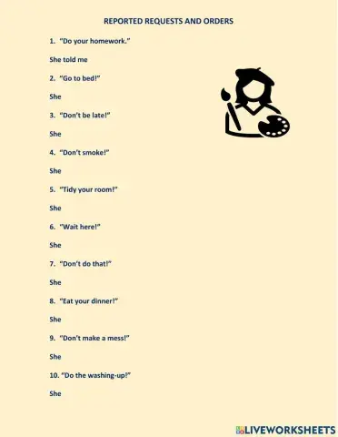 Reported requests and orders