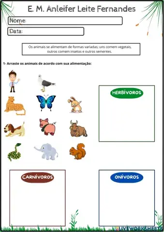 Alimentação dos animais
