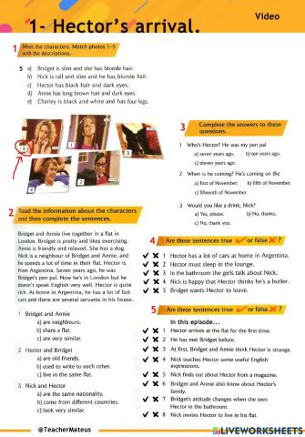 Extra - 1 - Hector's arrival. - Video