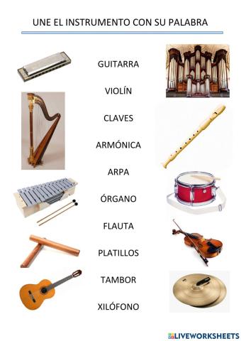 Instrumentos musicales