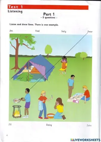 Movers - Test 1 - Book 3 - Listening