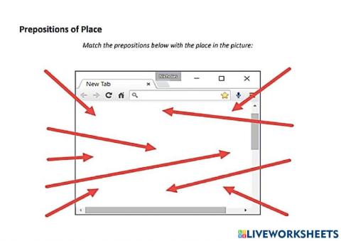 Prepositions of place