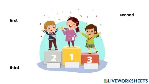 First, second, third