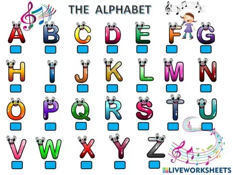 The alphabet