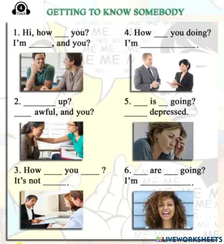 Greetings, farewells and responses