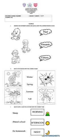 Examen science junio 1ap