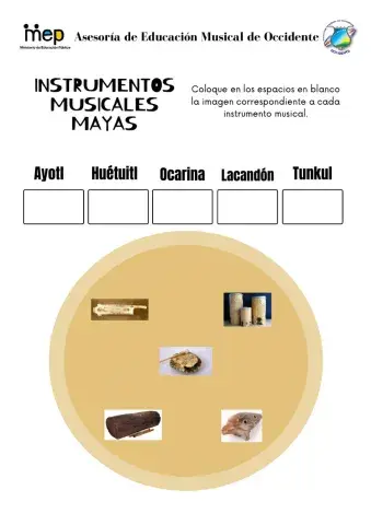 Instrumentos musicales Civilización Maya