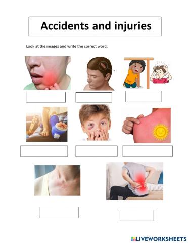 ACCIDENTS AND INJURIES 2022
