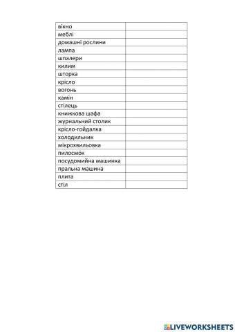 Living room and kitchen