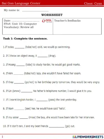 FFs4. Unit 10: Computer