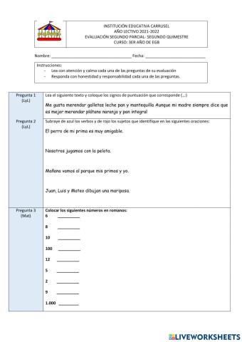 Evaluación parcial 3