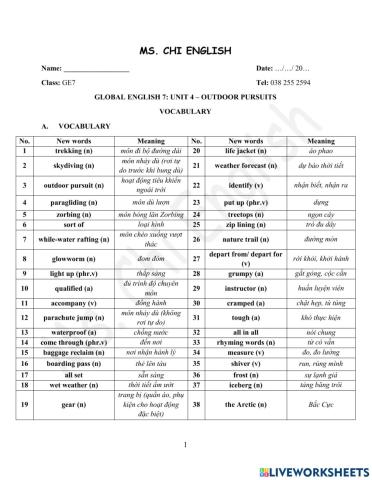 21.06.2022-GE7-U4-Vocabulary