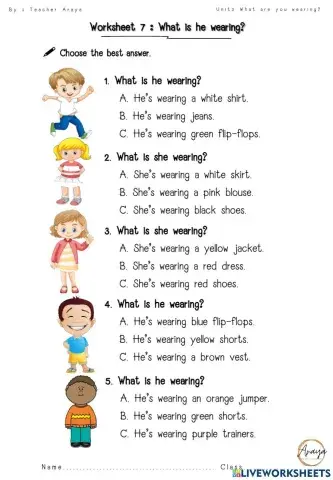 What are you wearing?