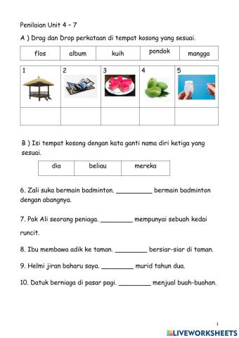 Tahun 2 Penilaian 2 Jilid 1