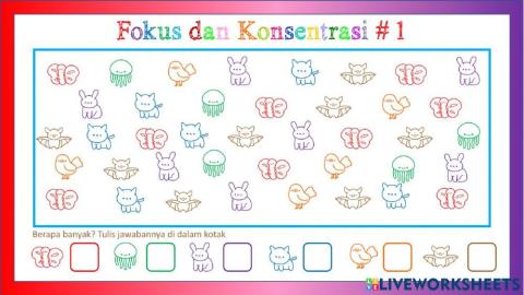 Numerasi: Fokus dan Konsentrasi - 1