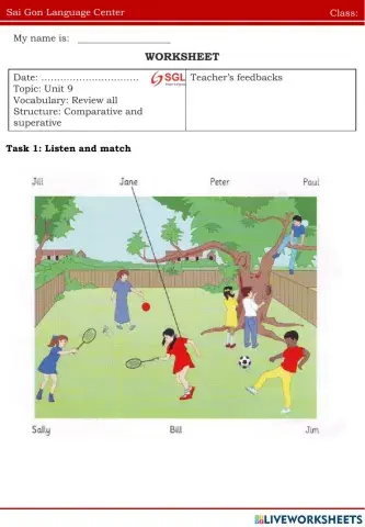 Comparative and suparative