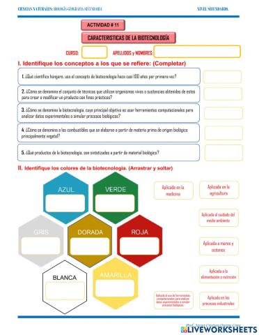 11. Características de la biotecnología
