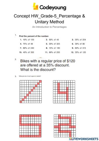 Concept-HW-An Introduction to Percentages