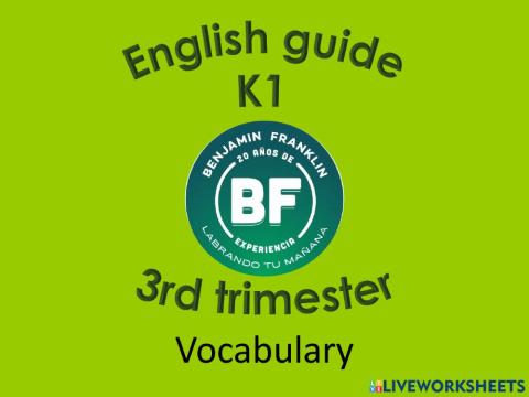 Vocabulary practicing