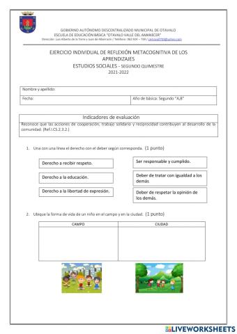 Evaluación sociales