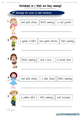 What are you wearing?