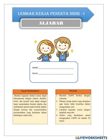 Lkpd aljabar