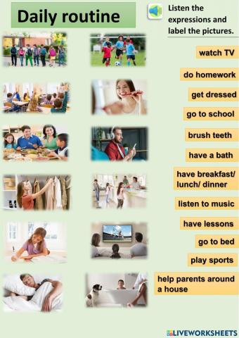 Spotlight 6 - Daily routine Page 1