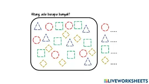 Menghitung Bentuk (Mudah)