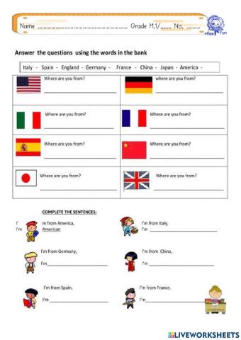 Country & Nationality