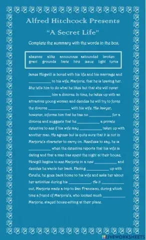 Alfred Hitchcock Presents -A Secret Life-