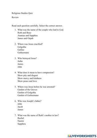 Religious Studies Review