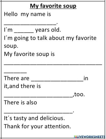 Soup write