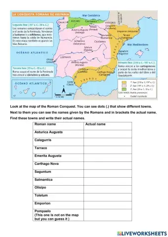 Roman Towns Now and Then