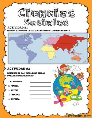 Hoja de Trabajo de Sociales