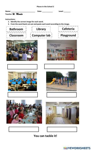 Places in the School 2