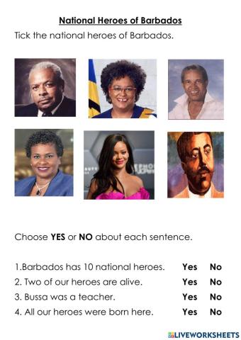 Barbados- heroes