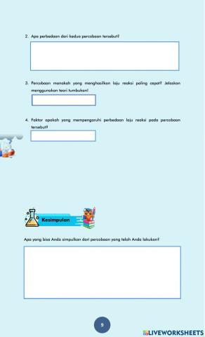 Faktor-faktor laju reaksi