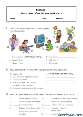 How often do you work out?