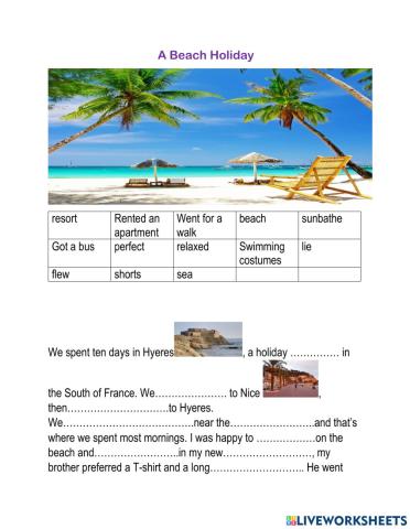 Beach holiday