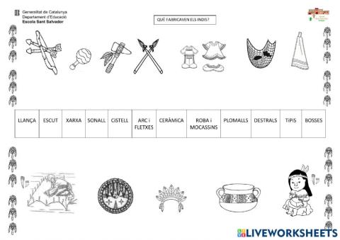 Fitxa que fabricaven els indis